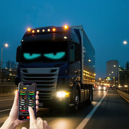 [GOLD] GlowPanel X – Programmable Car LED Display with Smart Remote Control