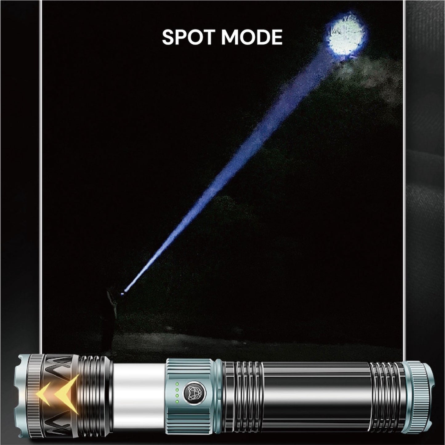 [GOLD] TorchMaster X9 Multi-Mode Tactical Flashlight
