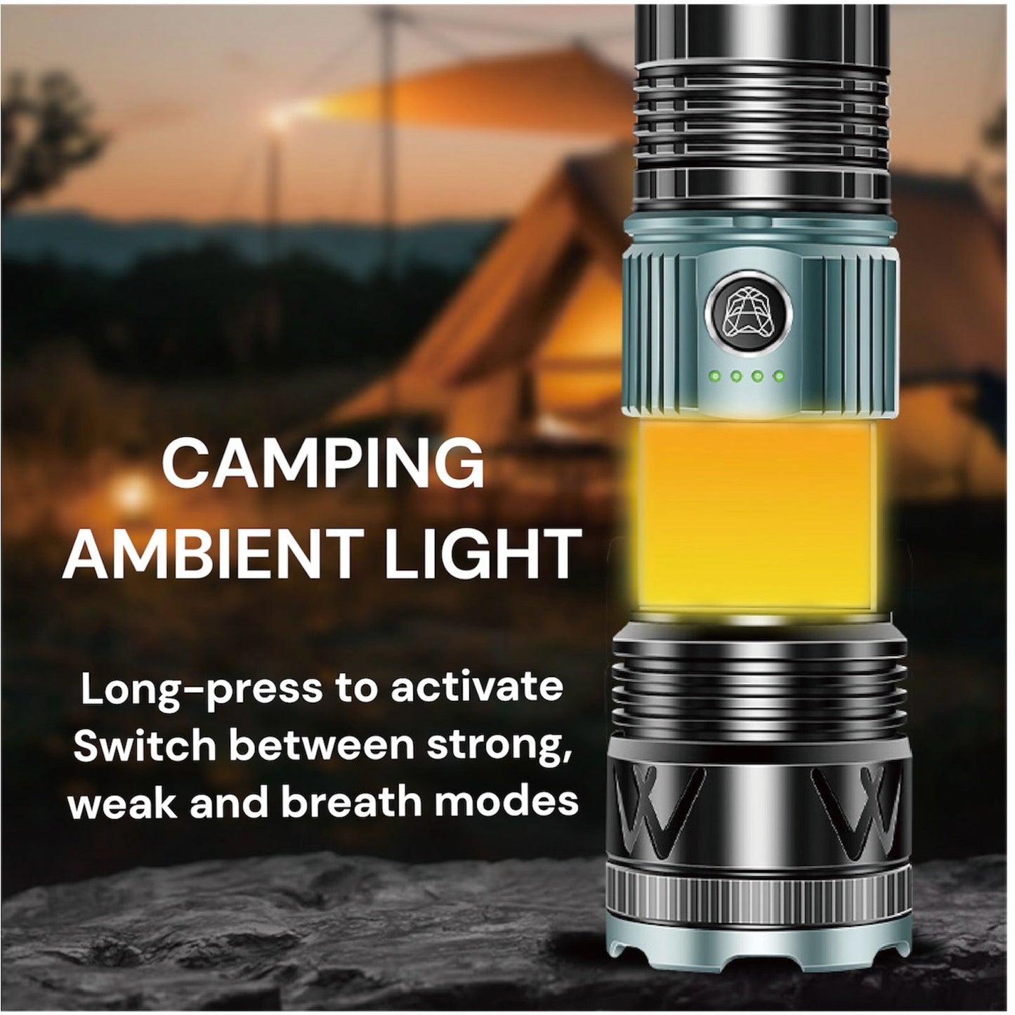[GOLD] TorchMaster X9 Multi-Mode Tactical Flashlight