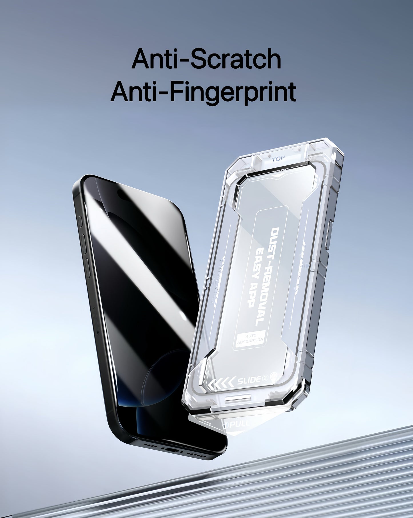 [GOLD] SmoothShield 2 Packs – Tempered Glass Screen Protector with Anti-Scratch Anti-Fingerprint Privacy & Auto Dust-Free Install