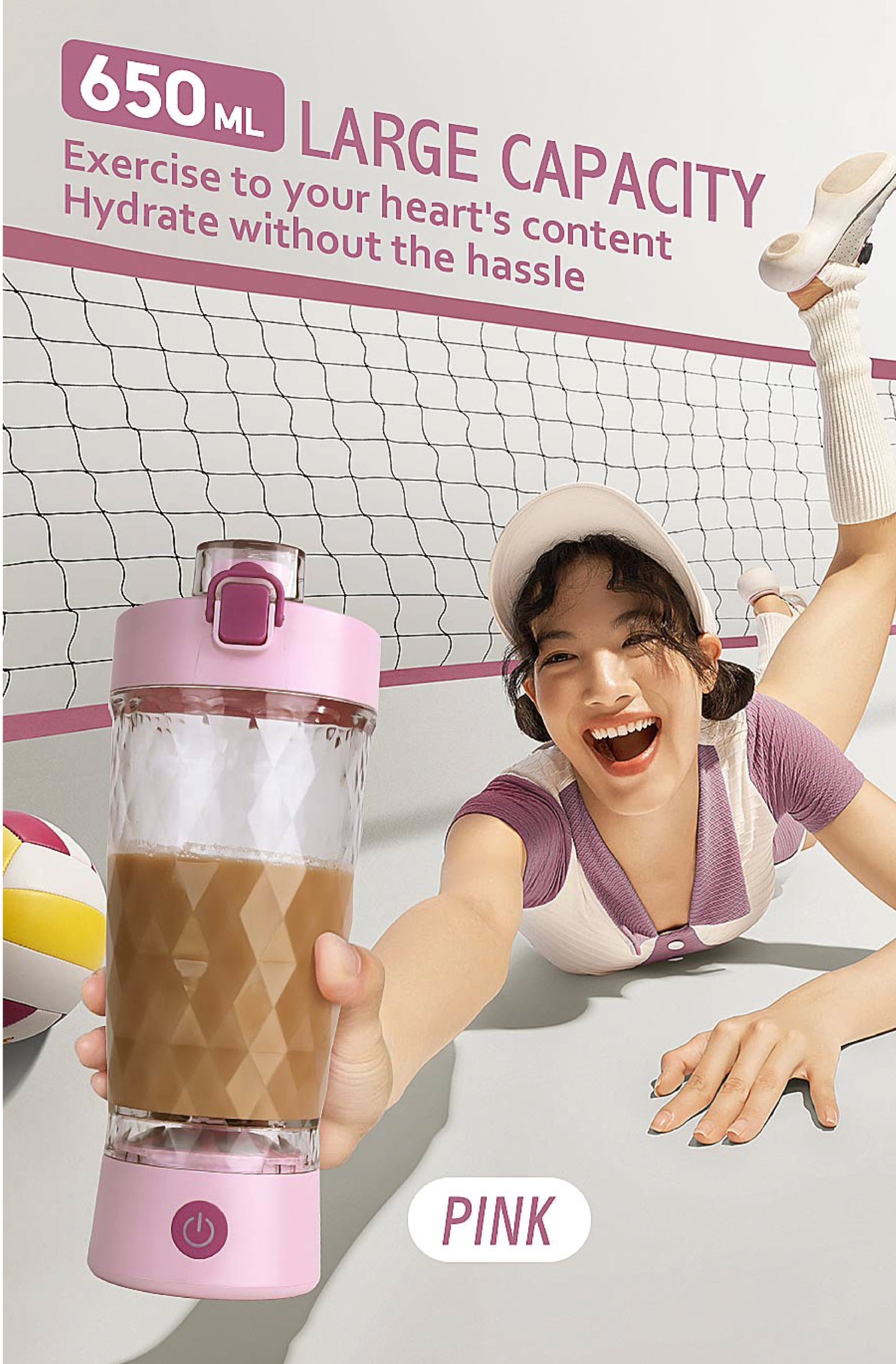 [GOLD] ProBlend One-Touch Shaker – Smooth Protein Mix Anywhere