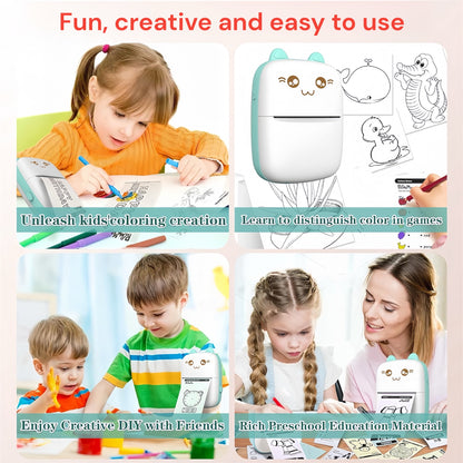 [GOLD] Mini Bluetooth Thermal Printer – Fun & Easy Wireless Printing
